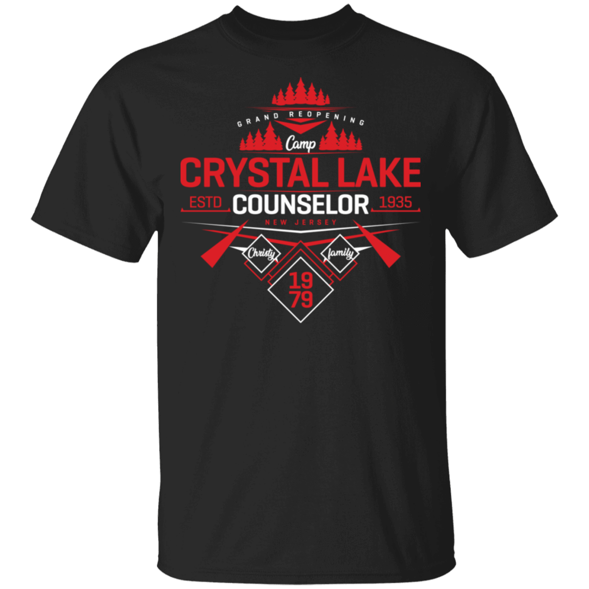 T-Shirts Black / S Crystal Lake Counselor T-Shirt