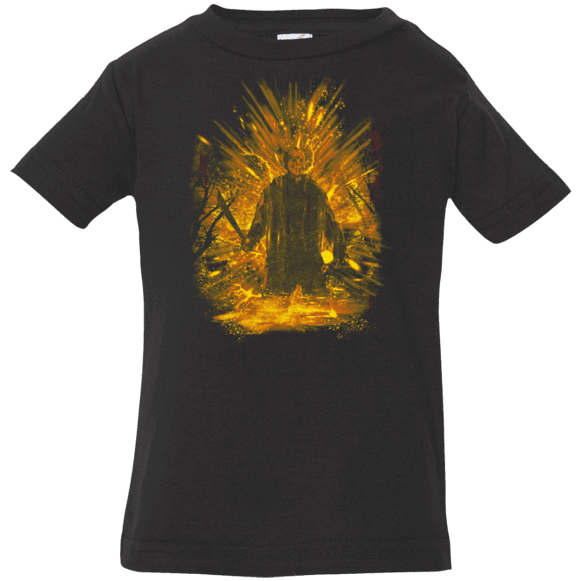 T-Shirts Black / 6 Months Crystal Lake Storm Orange Infant Premium T-Shirt