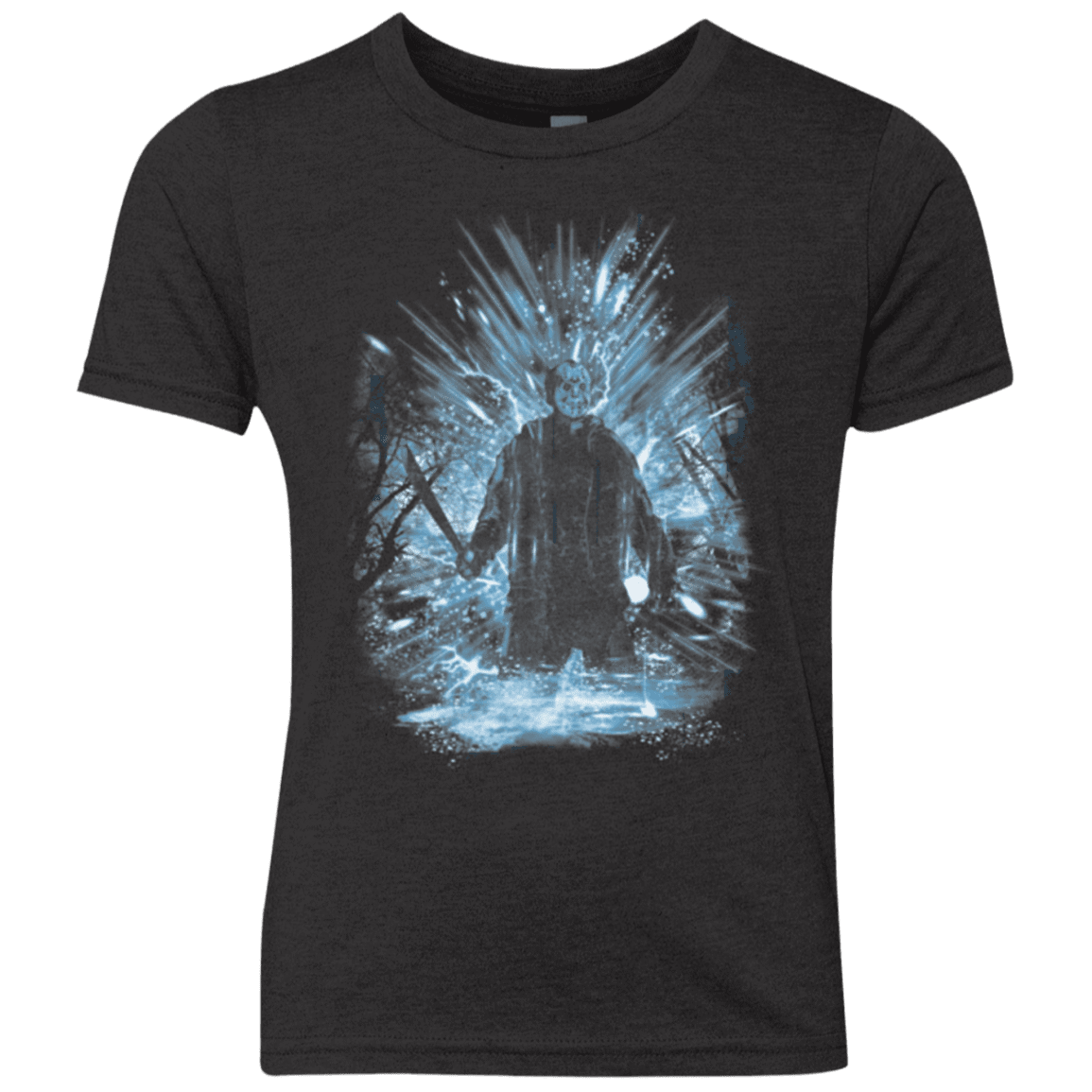 T-Shirts Vintage Black / YXS Crystal Lake Storm Youth Triblend T-Shirt