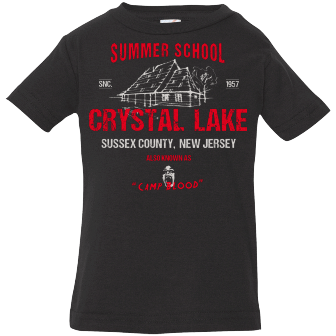 T-Shirts Black / 6 Months Crystal Lake summer school Infant Premium T-Shirt