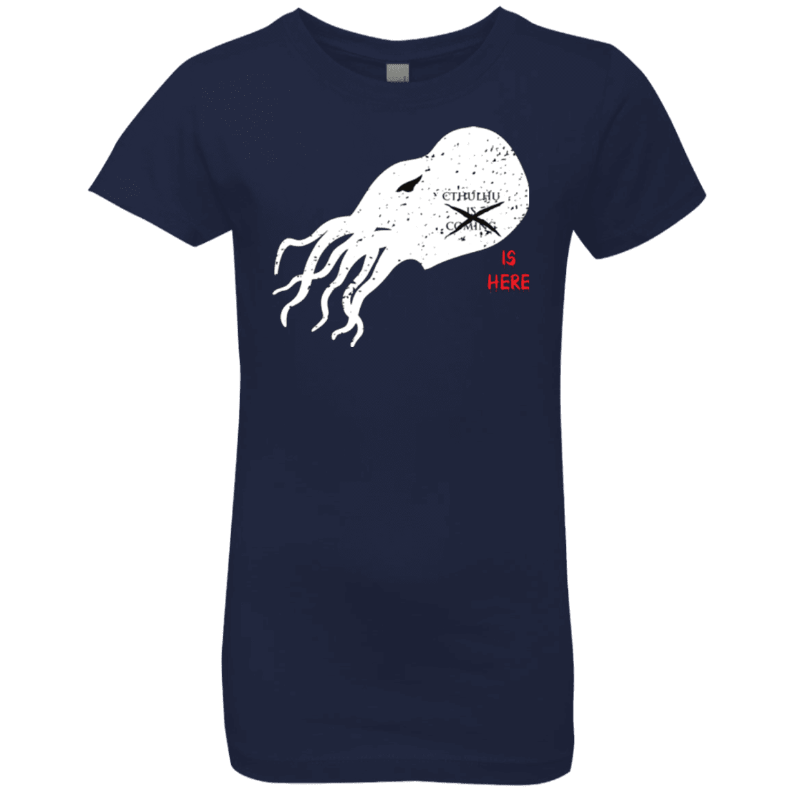 T-Shirts Midnight Navy / YXS Cthulhu(3) Girls Premium T-Shirt