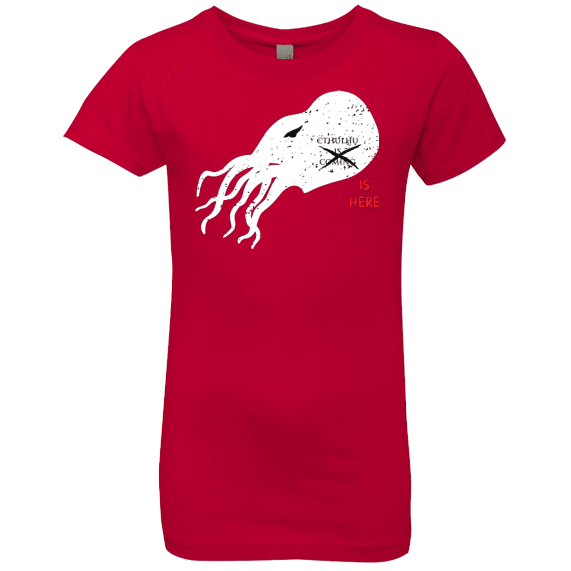 T-Shirts Red / YXS Cthulhu(3) Girls Premium T-Shirt