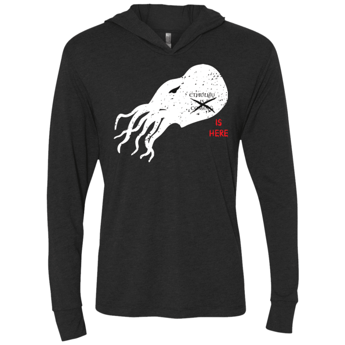 T-Shirts Vintage Black / X-Small Cthulhu(3) Triblend Long Sleeve Hoodie Tee