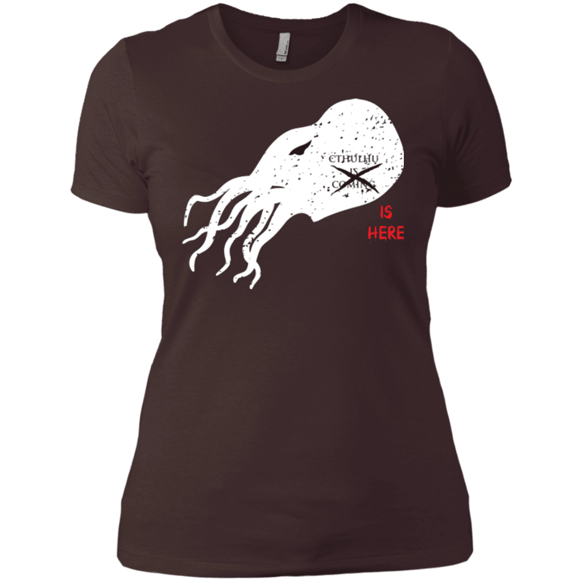 T-Shirts Dark Chocolate / X-Small Cthulhu(3) Women's Premium T-Shirt