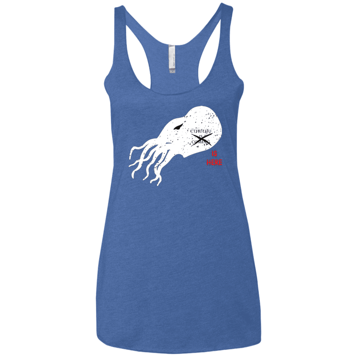 T-Shirts Vintage Royal / X-Small Cthulhu(3) Women's Triblend Racerback Tank