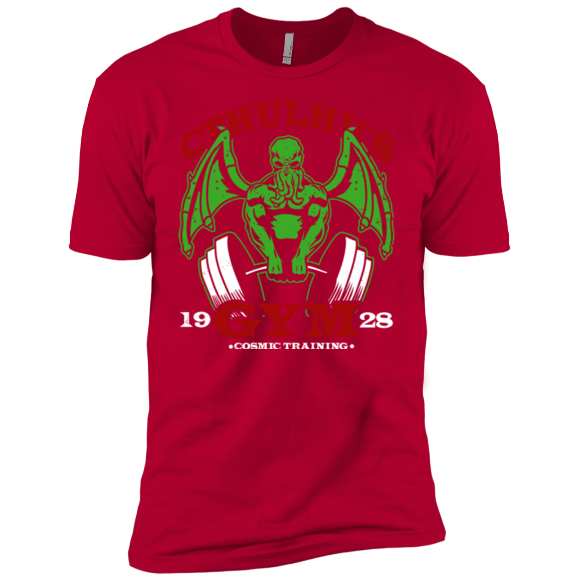 T-Shirts Red / YXS Cthulhu Gym Boys Premium T-Shirt