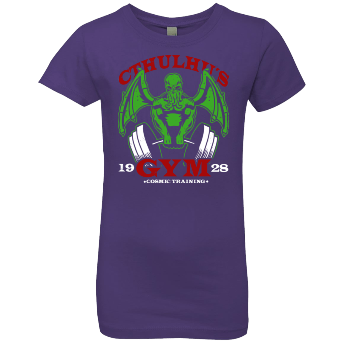 T-Shirts Purple Rush / YXS Cthulhu Gym Girls Premium T-Shirt