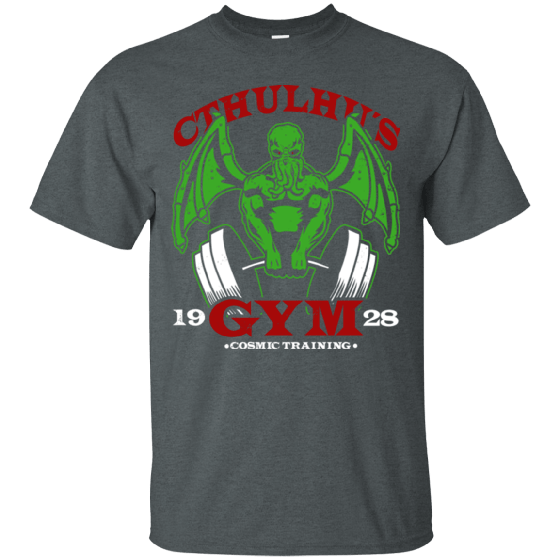 T-Shirts Dark Heather / Small Cthulhu Gym T-Shirt