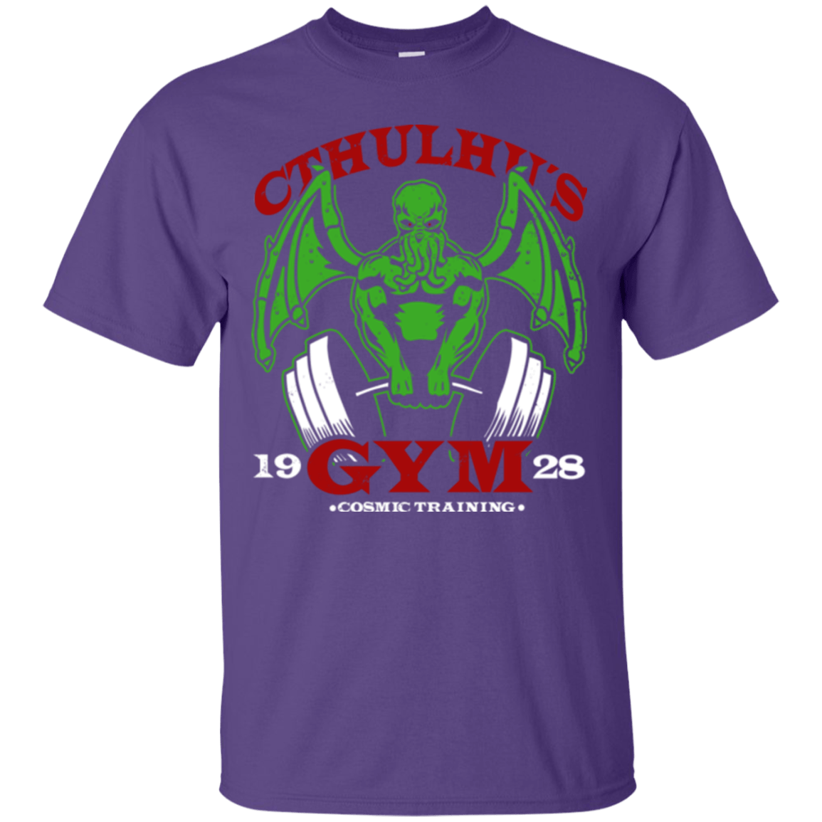 T-Shirts Purple / Small Cthulhu Gym T-Shirt
