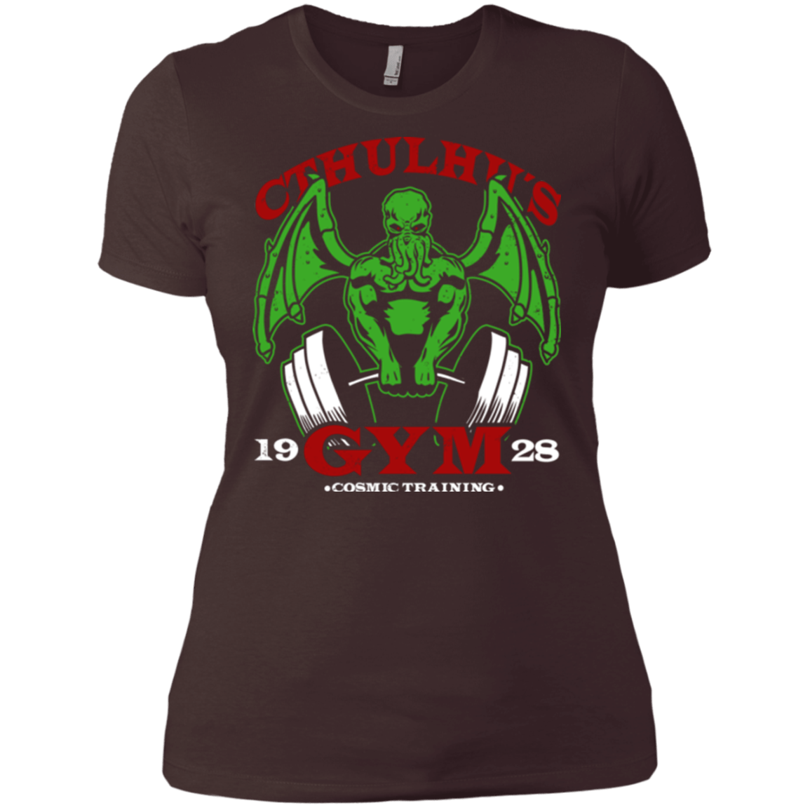 T-Shirts Dark Chocolate / X-Small Cthulhu Gym Women's Premium T-Shirt