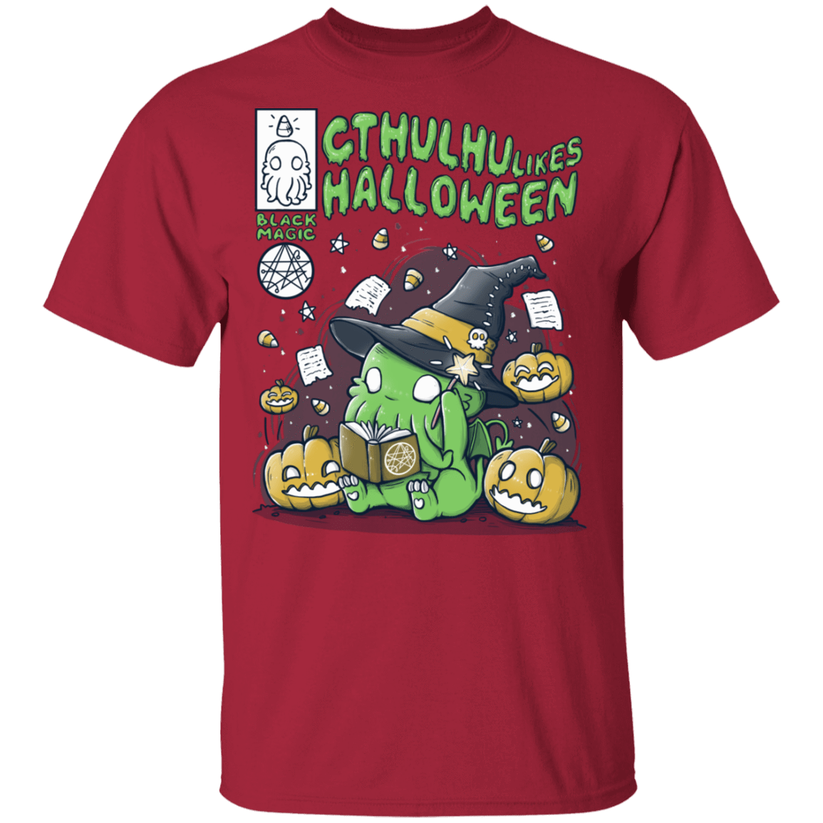 T-Shirts Cardinal / S Cthulhu Likes Halloween T-Shirt