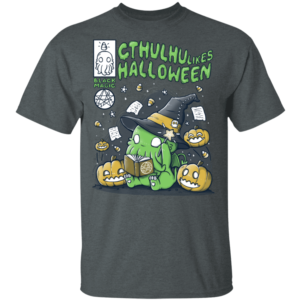 T-Shirts Dark Heather / S Cthulhu Likes Halloween T-Shirt