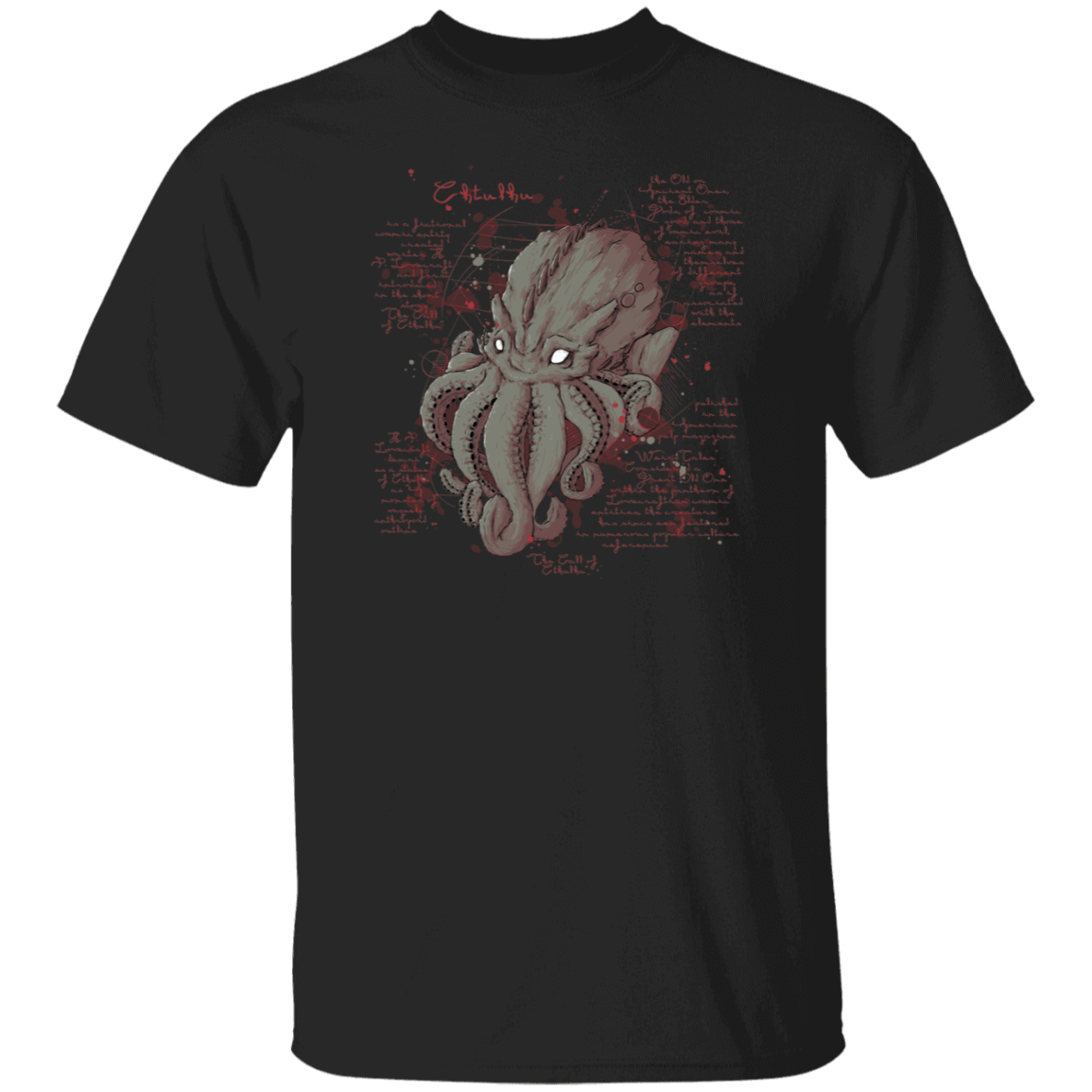 T-Shirts Black / S Cthulhu Note T-Shirt