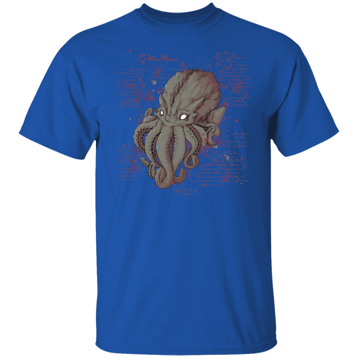 T-Shirts Royal / S Cthulhu Note T-Shirt
