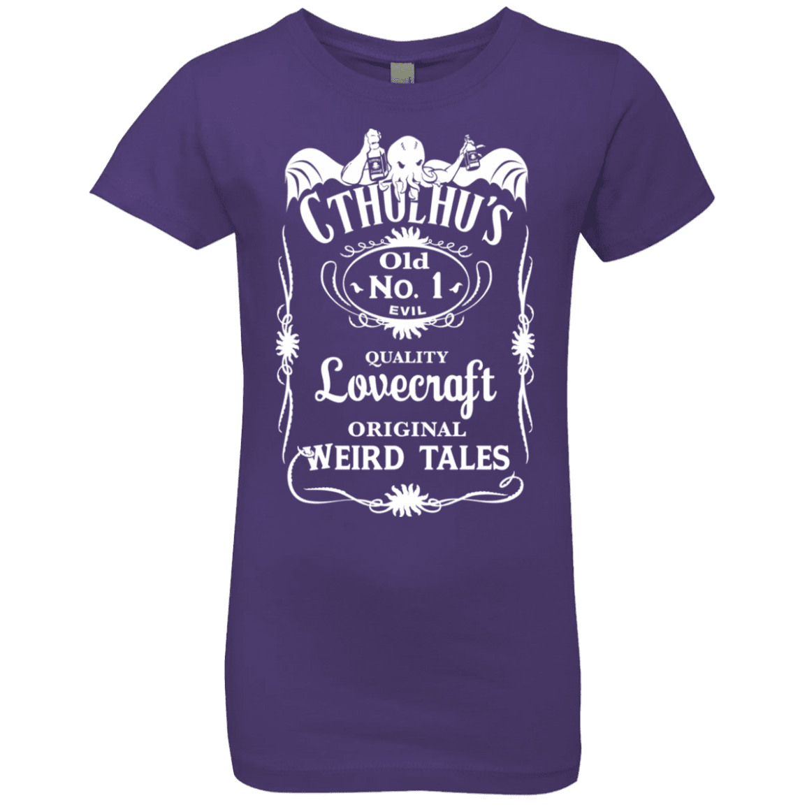 T-Shirts Purple Rush / YXS Cthulhu's Girls Premium T-Shirt