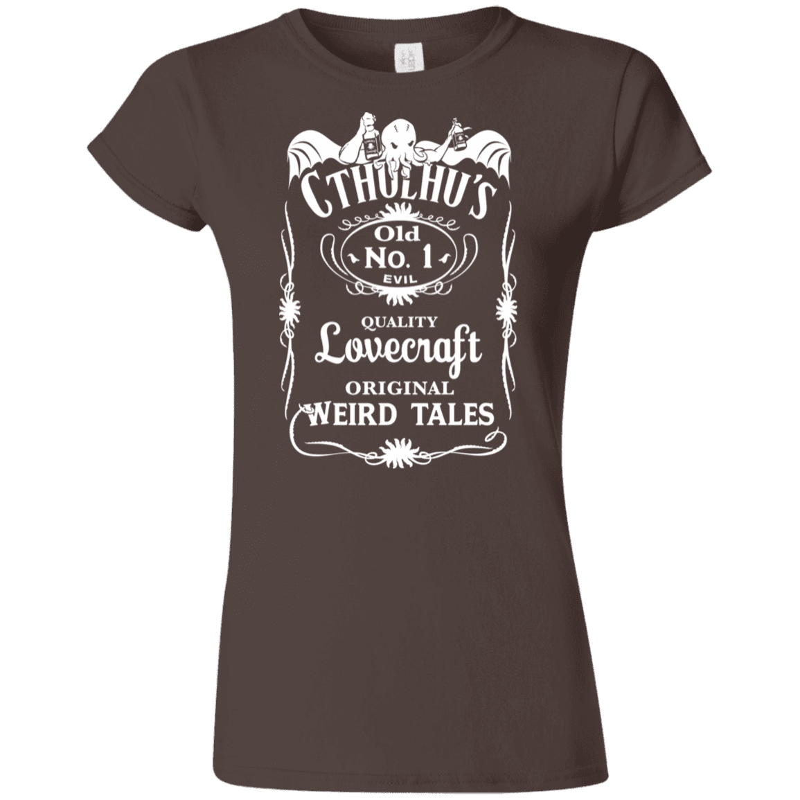 T-Shirts Dark Chocolate / S Cthulhu's Junior Slimmer-Fit T-Shirt