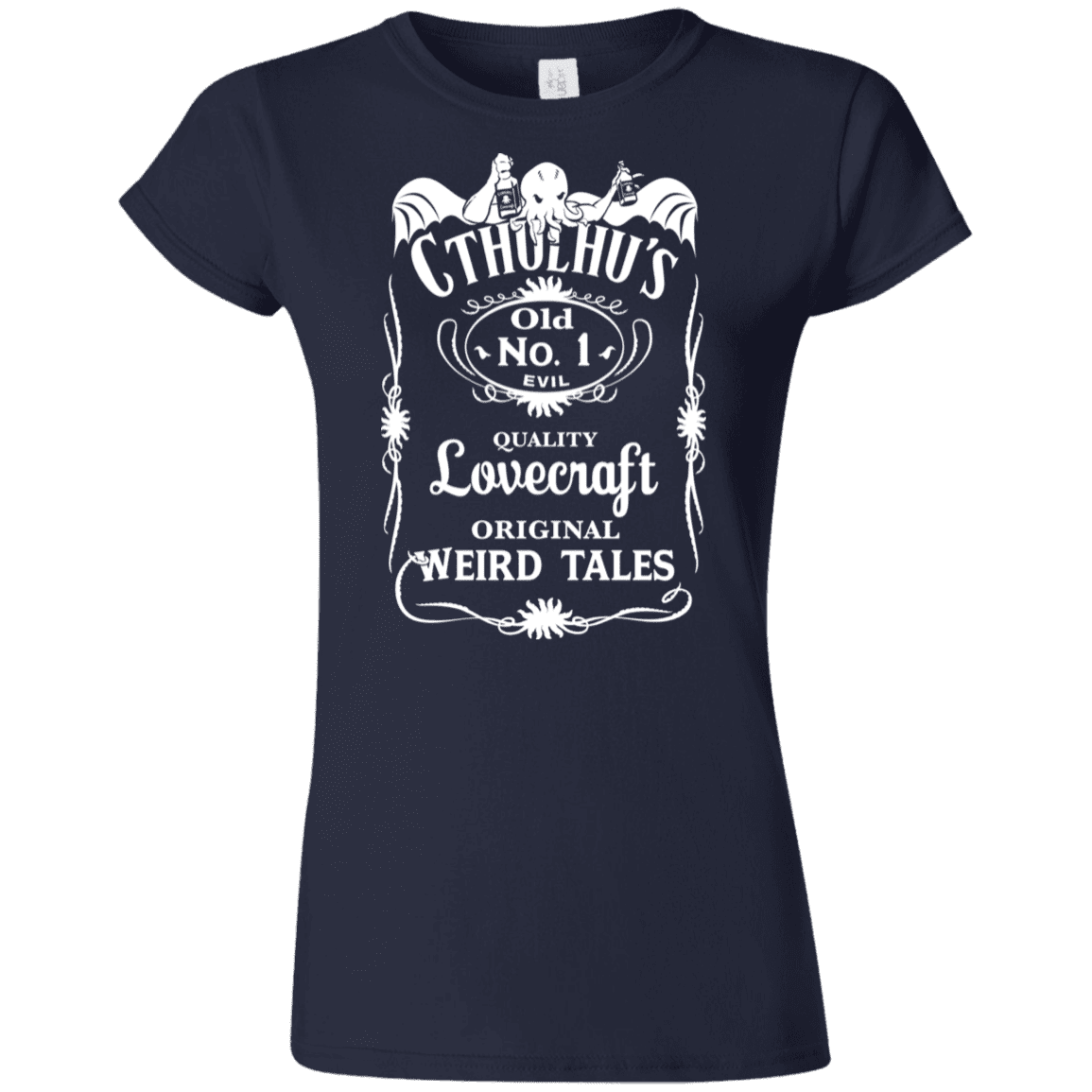 T-Shirts Navy / S Cthulhu's Junior Slimmer-Fit T-Shirt