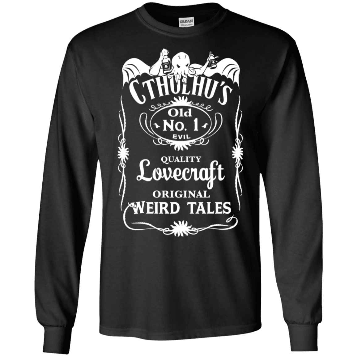 T-Shirts Black / S Cthulhu's Men's Long Sleeve T-Shirt