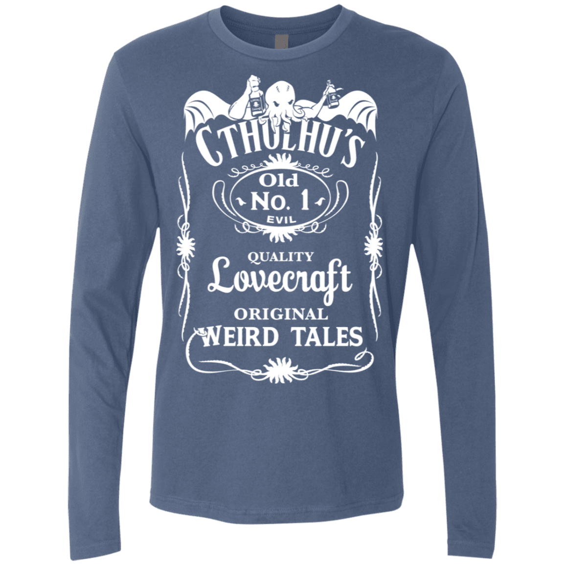 T-Shirts Indigo / S Cthulhu's Men's Premium Long Sleeve