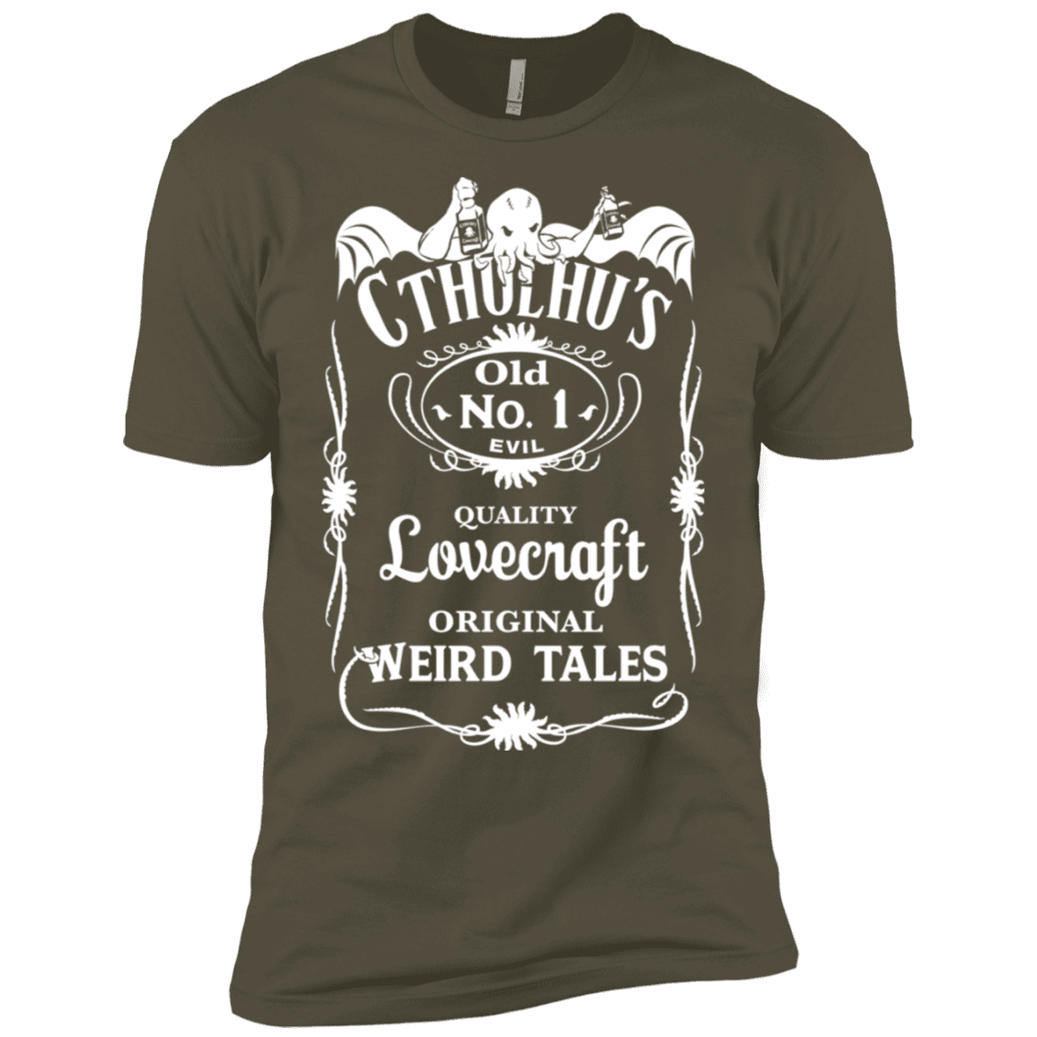 T-Shirts Military Green / X-Small Cthulhu's Men's Premium T-Shirt