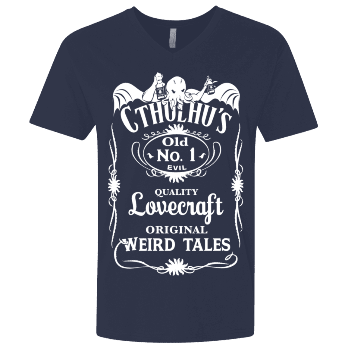T-Shirts Midnight Navy / X-Small Cthulhu's Men's Premium V-Neck