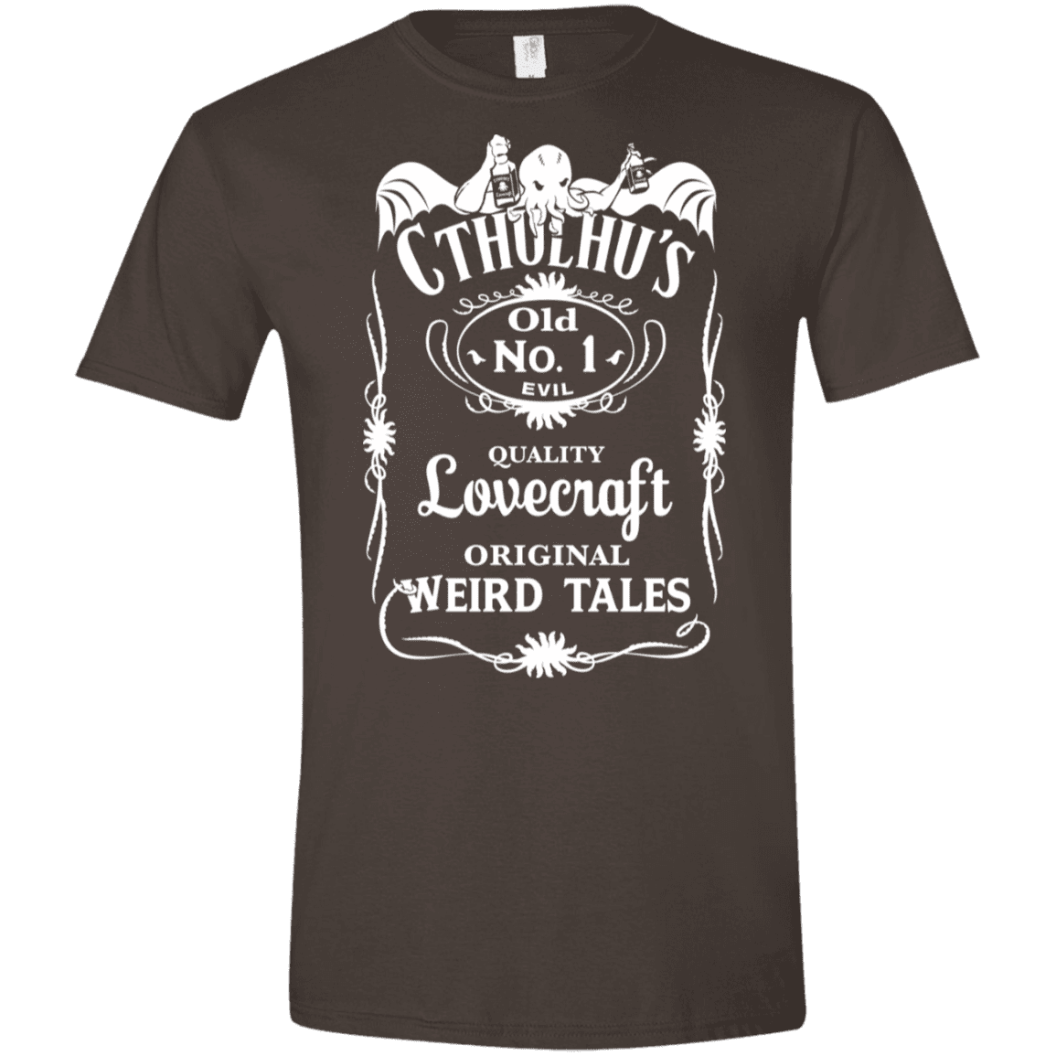T-Shirts Dark Chocolate / S Cthulhu's Men's Semi-Fitted Softstyle