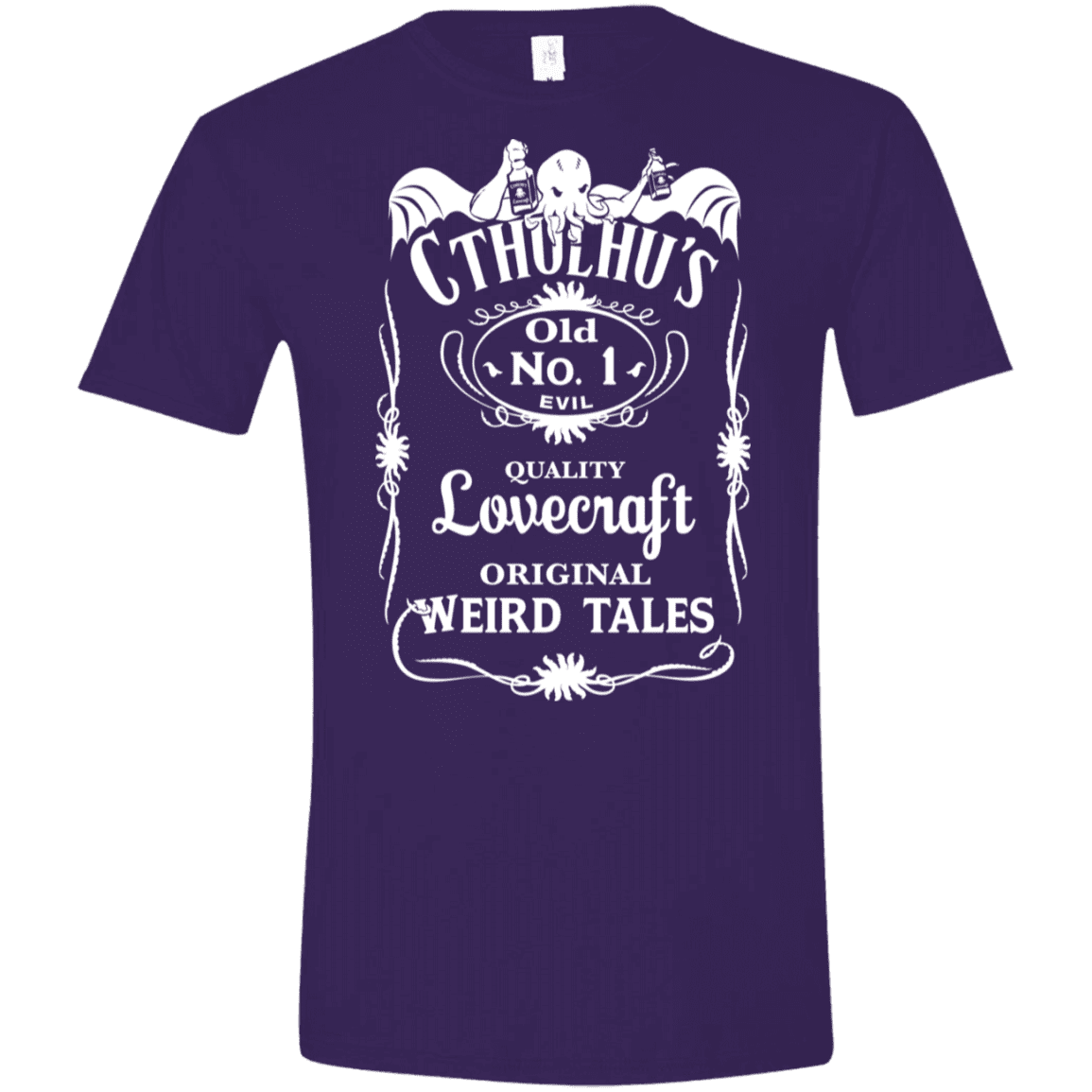 T-Shirts Purple / S Cthulhu's Men's Semi-Fitted Softstyle