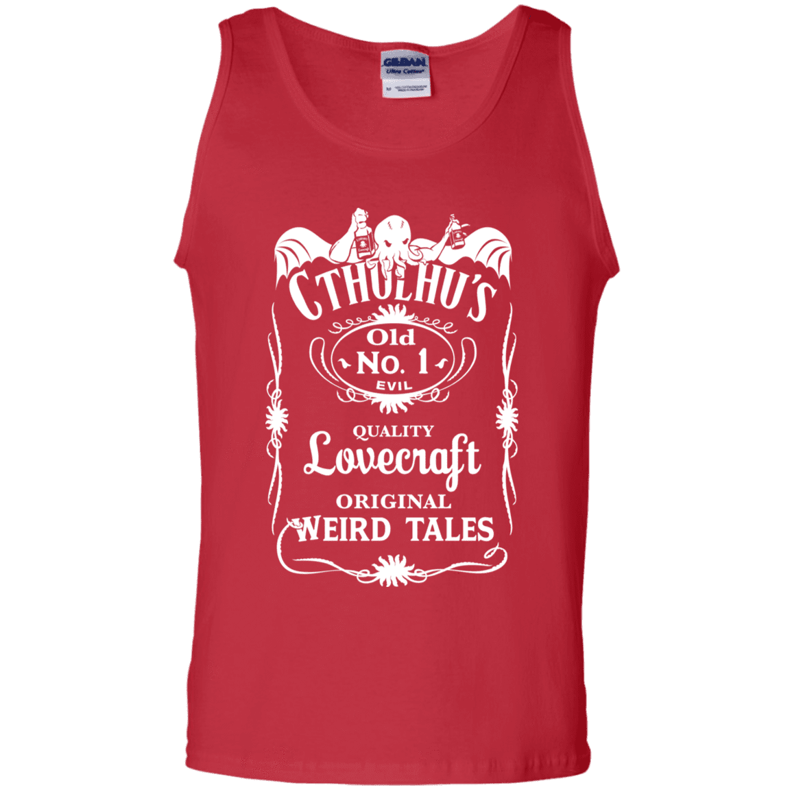 T-Shirts Red / S Cthulhu's Men's Tank Top