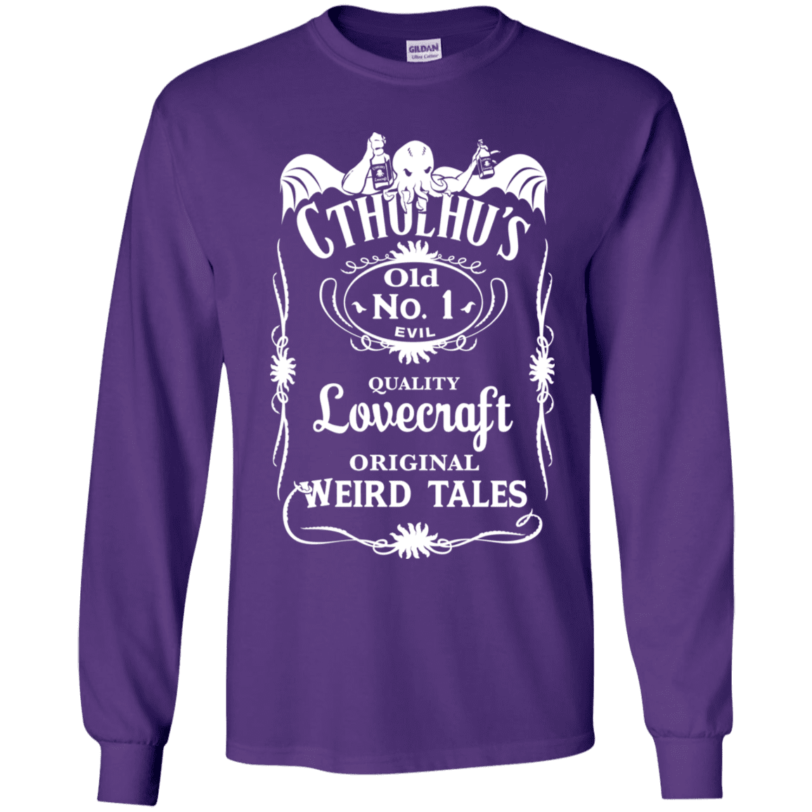 T-Shirts Purple / YS Cthulhu's Youth Long Sleeve T-Shirt