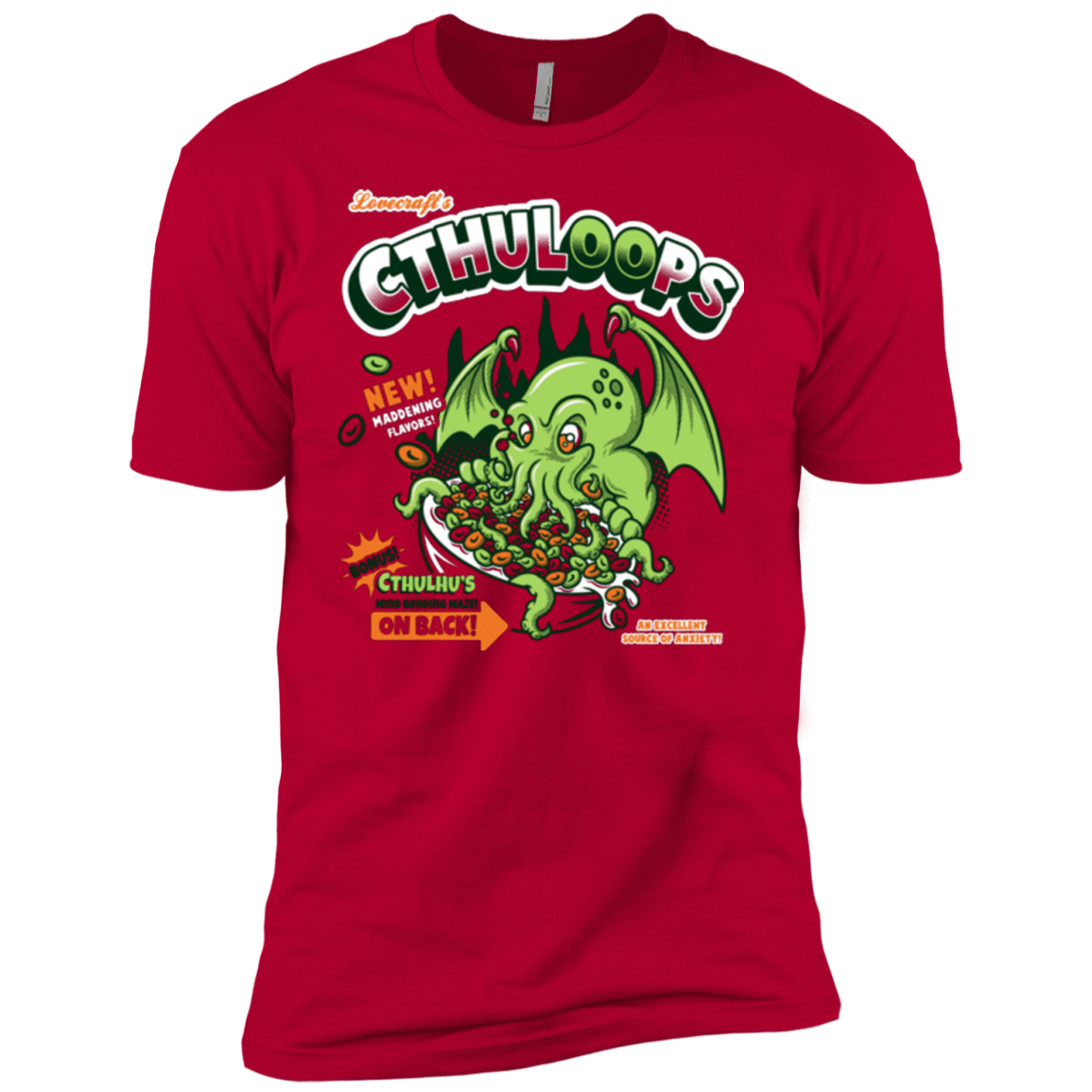T-Shirts Red / YXS Cthuloops Boys Premium T-Shirt