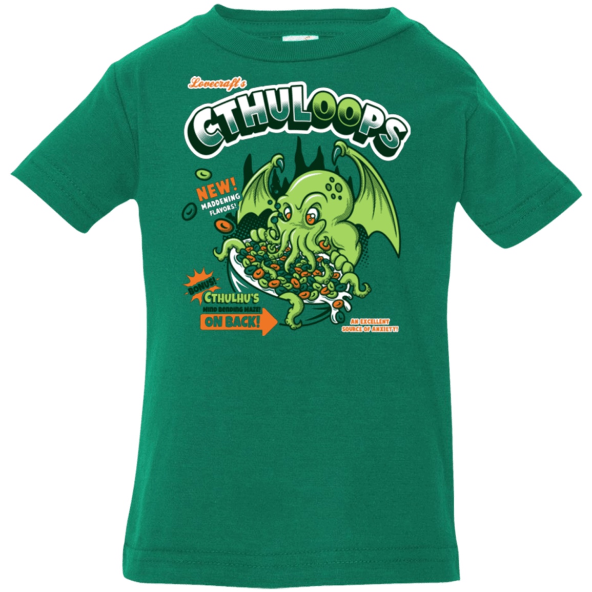 T-Shirts Kelly / 6 Months Cthuloops Infant Premium T-Shirt