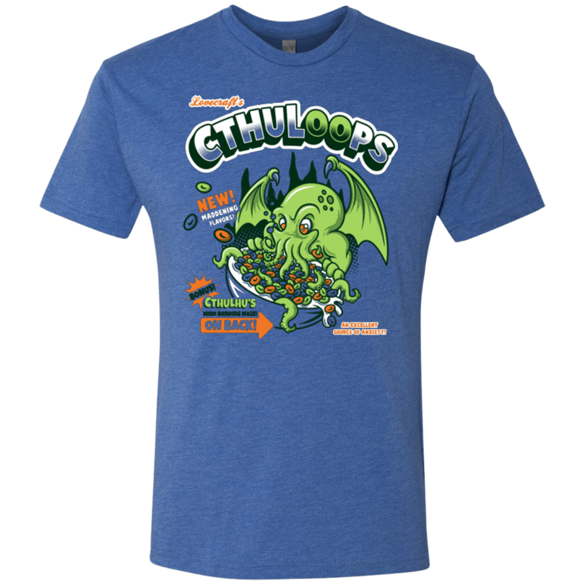 T-Shirts Vintage Royal / Small Cthuloops Men's Triblend T-Shirt