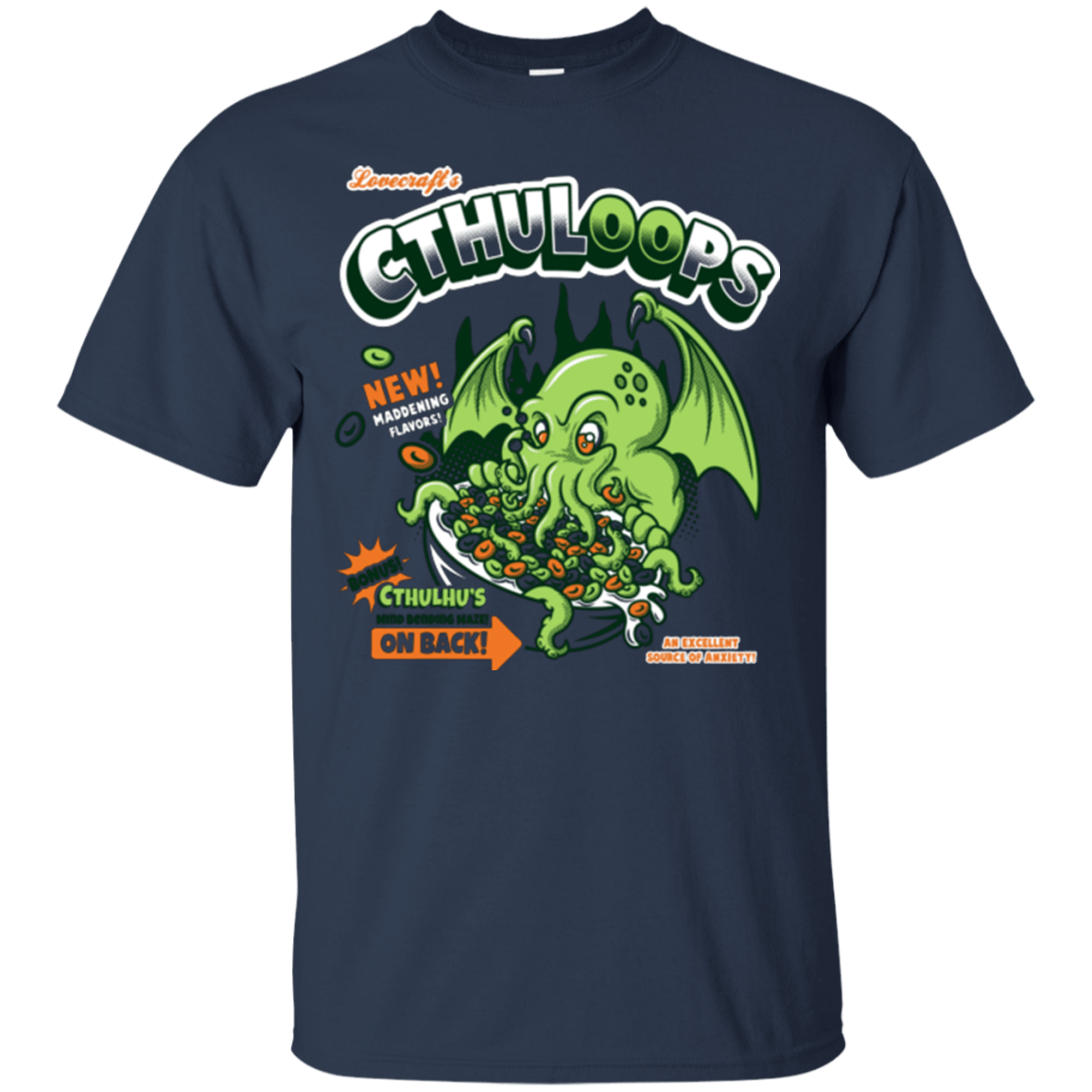 T-Shirts Navy / Small Cthuloops T-Shirt