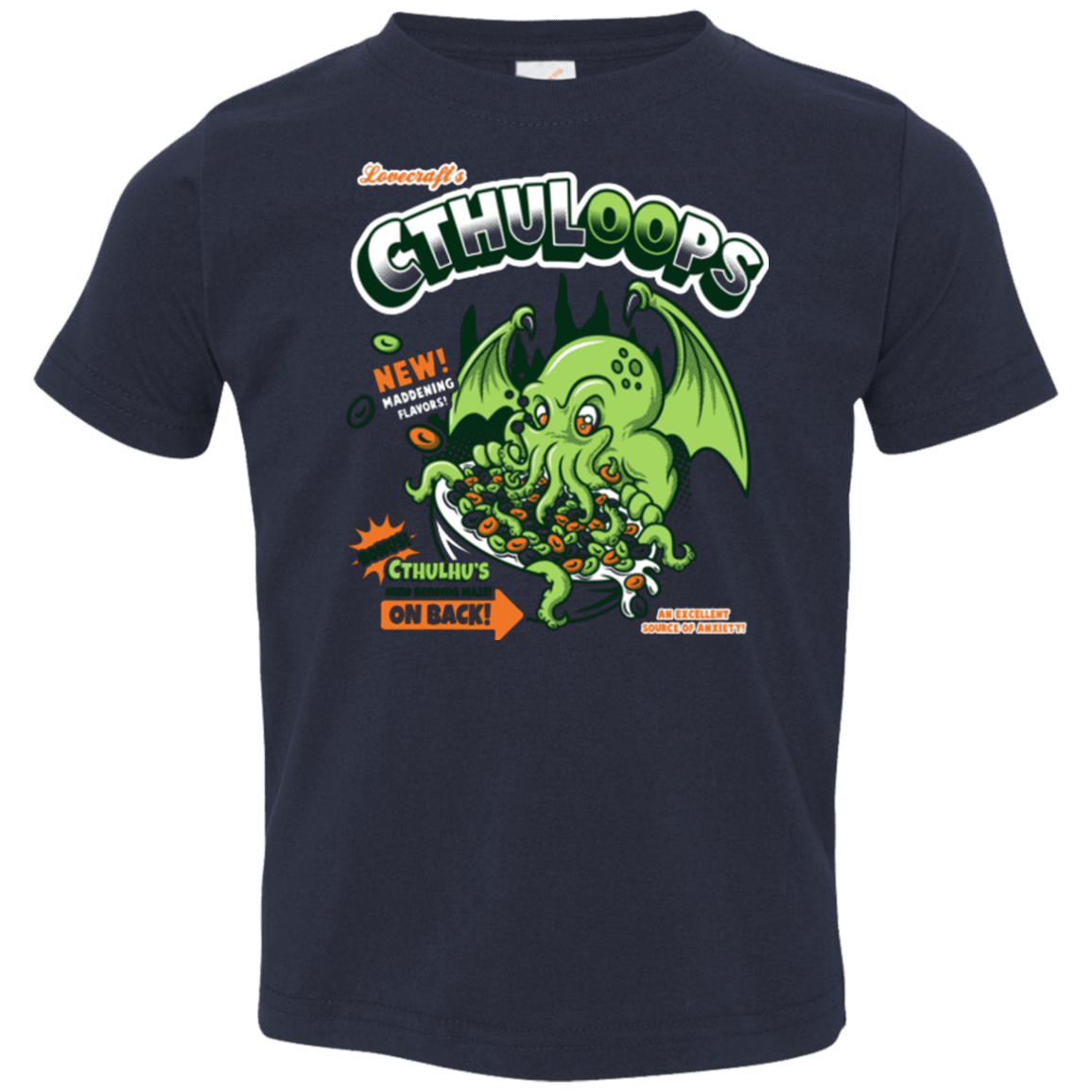 T-Shirts Navy / 2T Cthuloops Toddler Premium T-Shirt