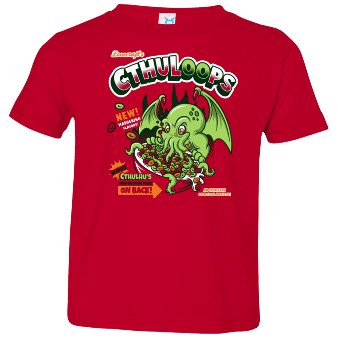 T-Shirts Red / 2T Cthuloops Toddler Premium T-Shirt