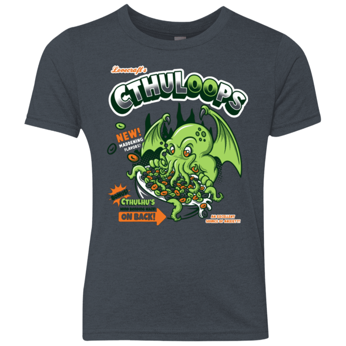 T-Shirts Vintage Navy / YXS Cthuloops Youth Triblend T-Shirt