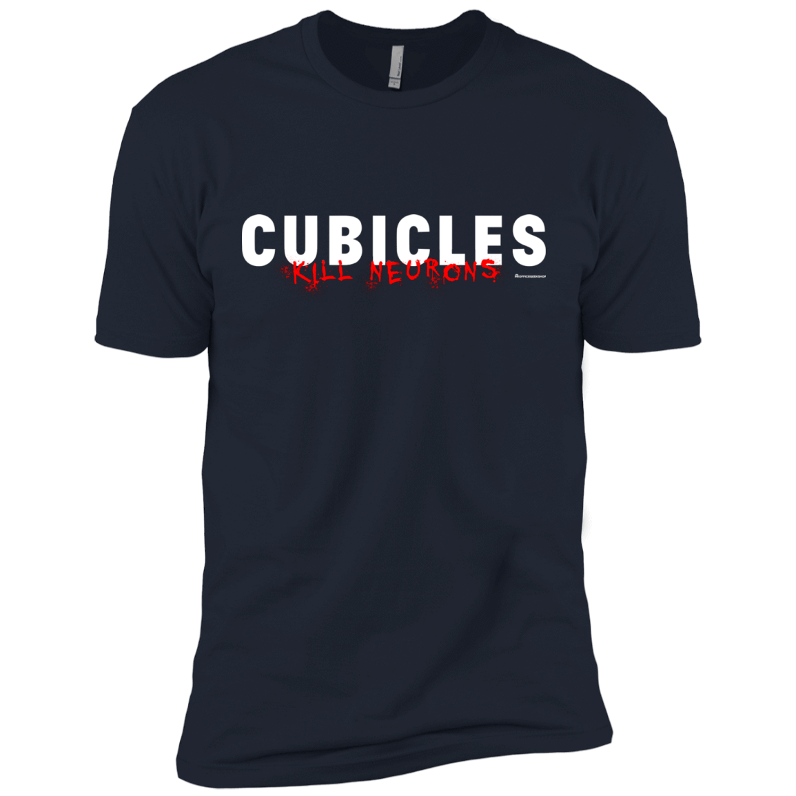 T-Shirts Midnight Navy / X-Small Cubicles Kill Neurons Men's Premium T-Shirt
