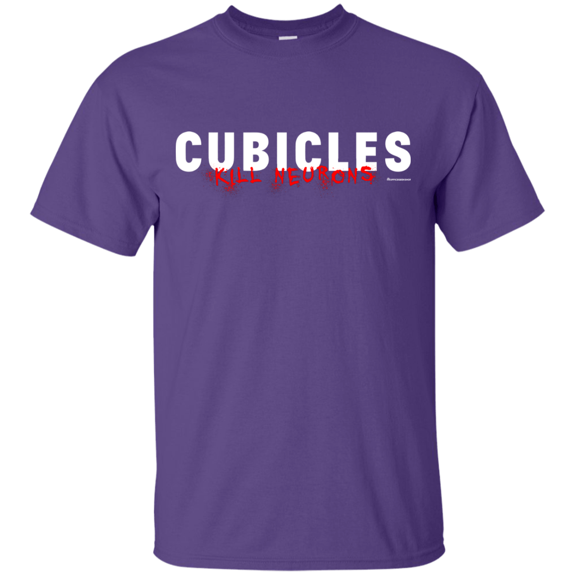 T-Shirts Purple / Small Cubicles Kill Neurons T-Shirt