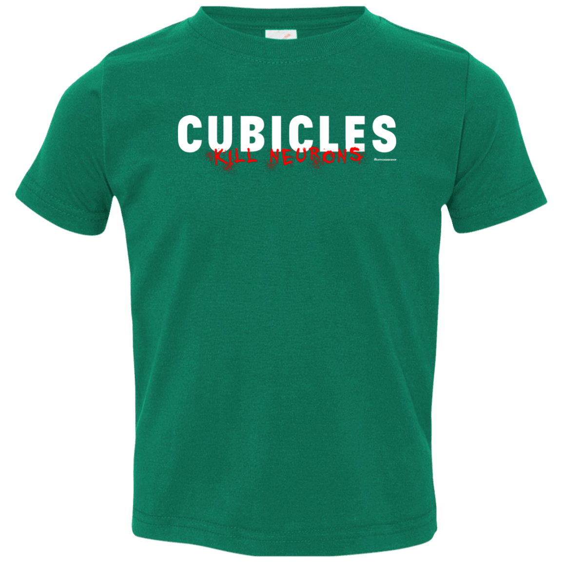 T-Shirts Kelly / 2T Cubicles Kill Neurons Toddler Premium T-Shirt