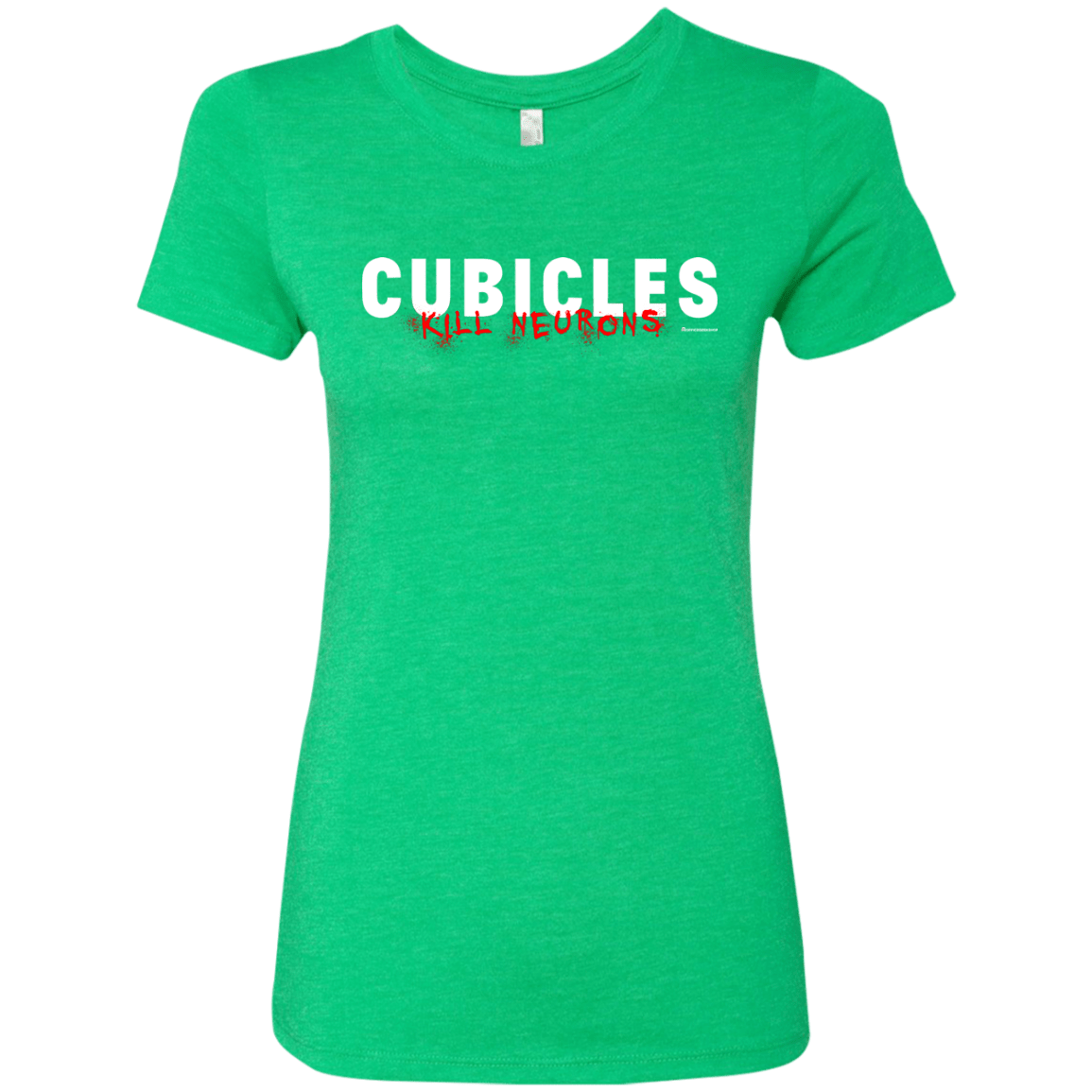 T-Shirts Envy / Small Cubicles Kill Neurons Women's Triblend T-Shirt