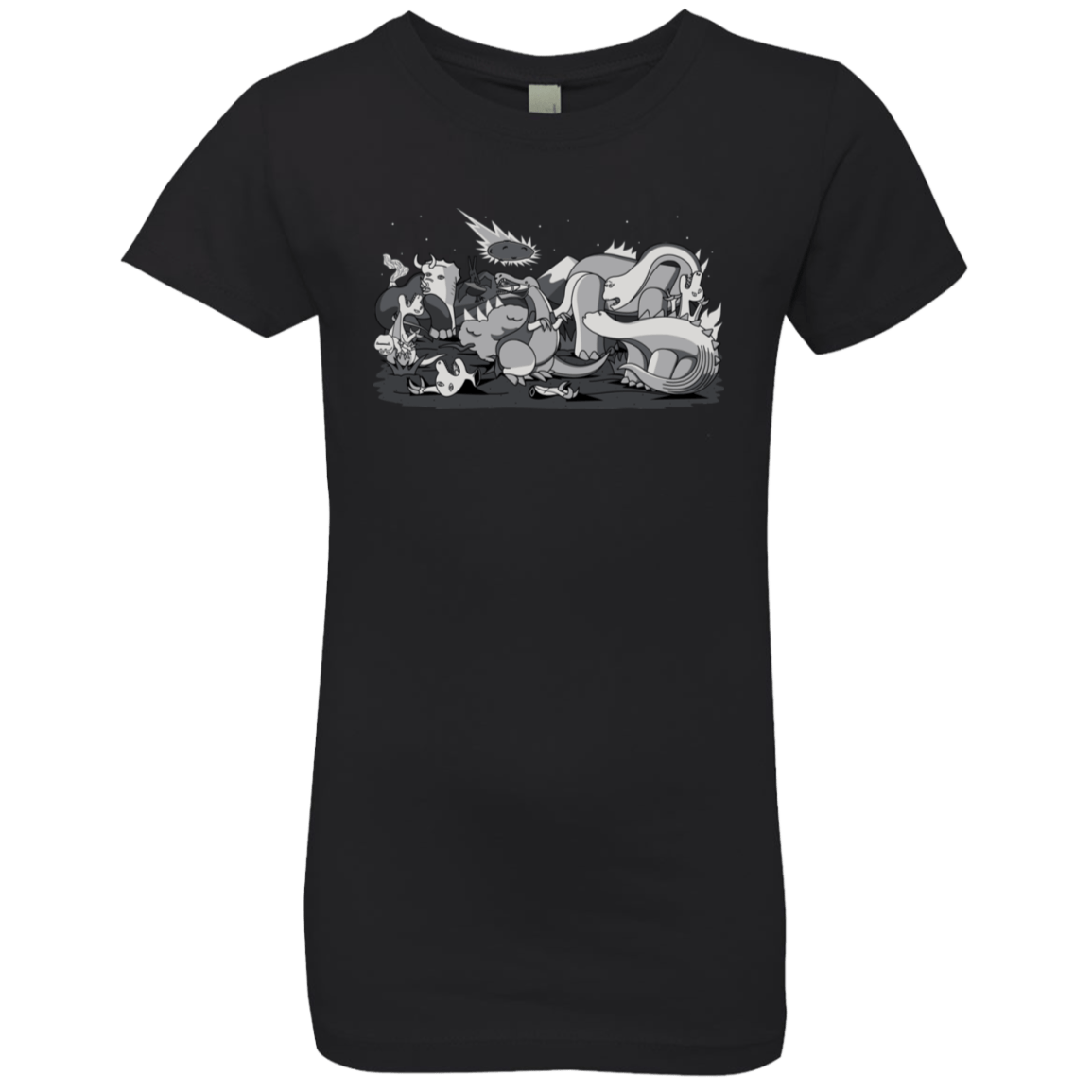 T-Shirts Black / YXS Cubistextinction Girls Premium T-Shirt