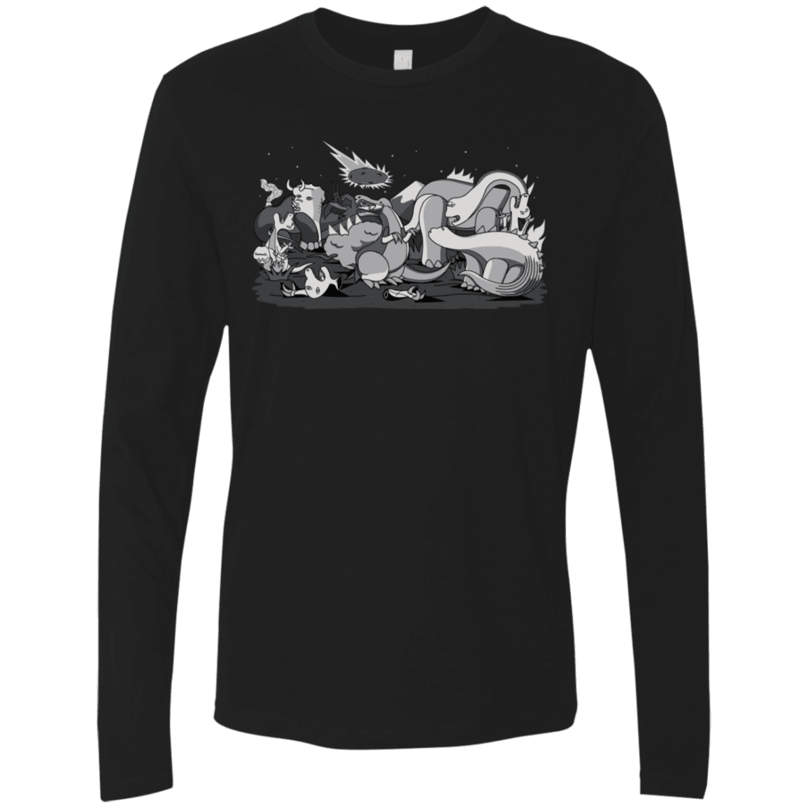 T-Shirts Black / S Cubistextinction Men's Premium Long Sleeve