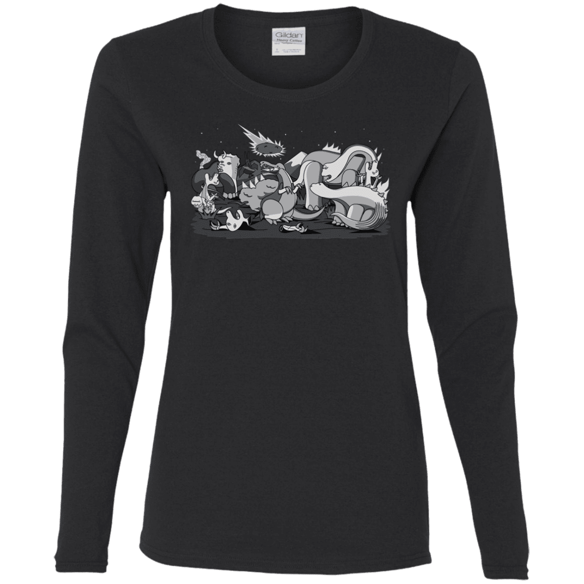 T-Shirts Black / S Cubistextinction Women's Long Sleeve T-Shirt