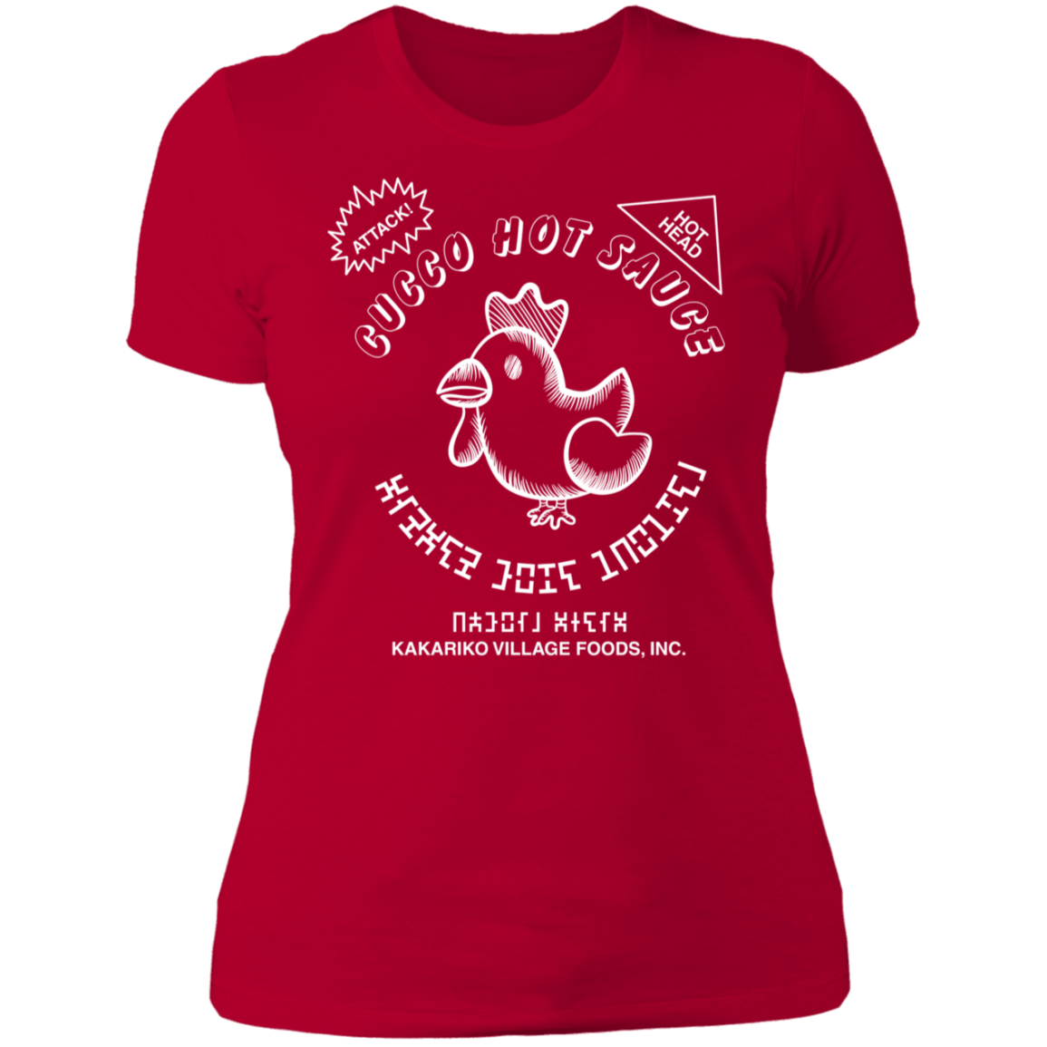 T-Shirts Red / S Cucco Hot Sauce Women's Premium T-Shirt