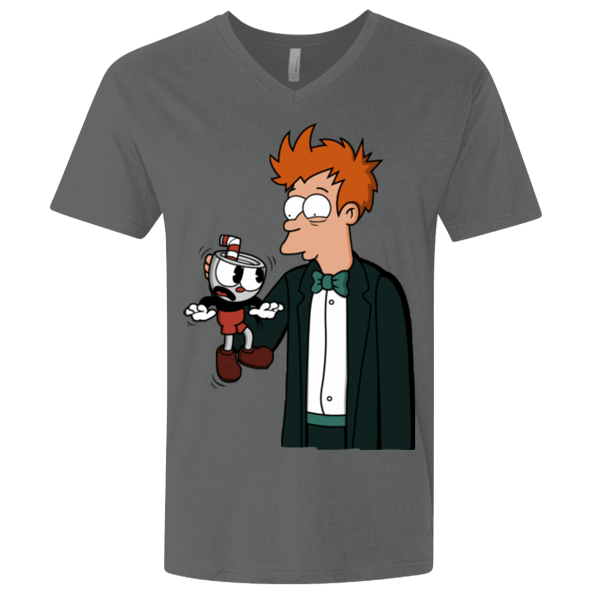 T-Shirts Heavy Metal / X-Small Cup 101 Men's Premium V-Neck