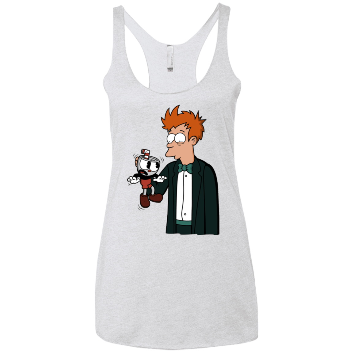 T-Shirts Heather White / X-Small Cup 101 Women's Triblend Racerback Tank