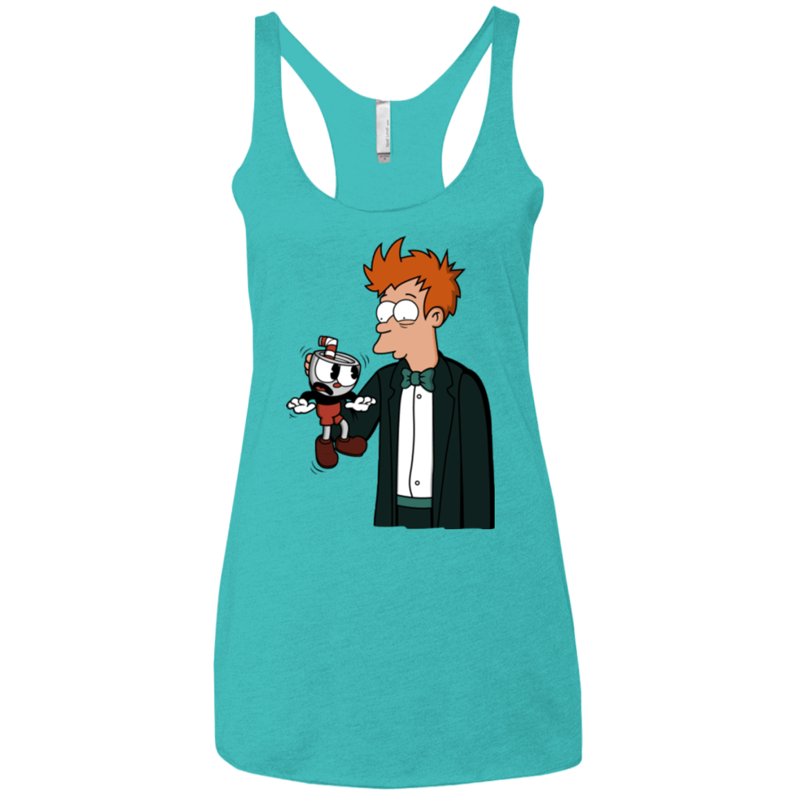 T-Shirts Tahiti Blue / X-Small Cup 101 Women's Triblend Racerback Tank