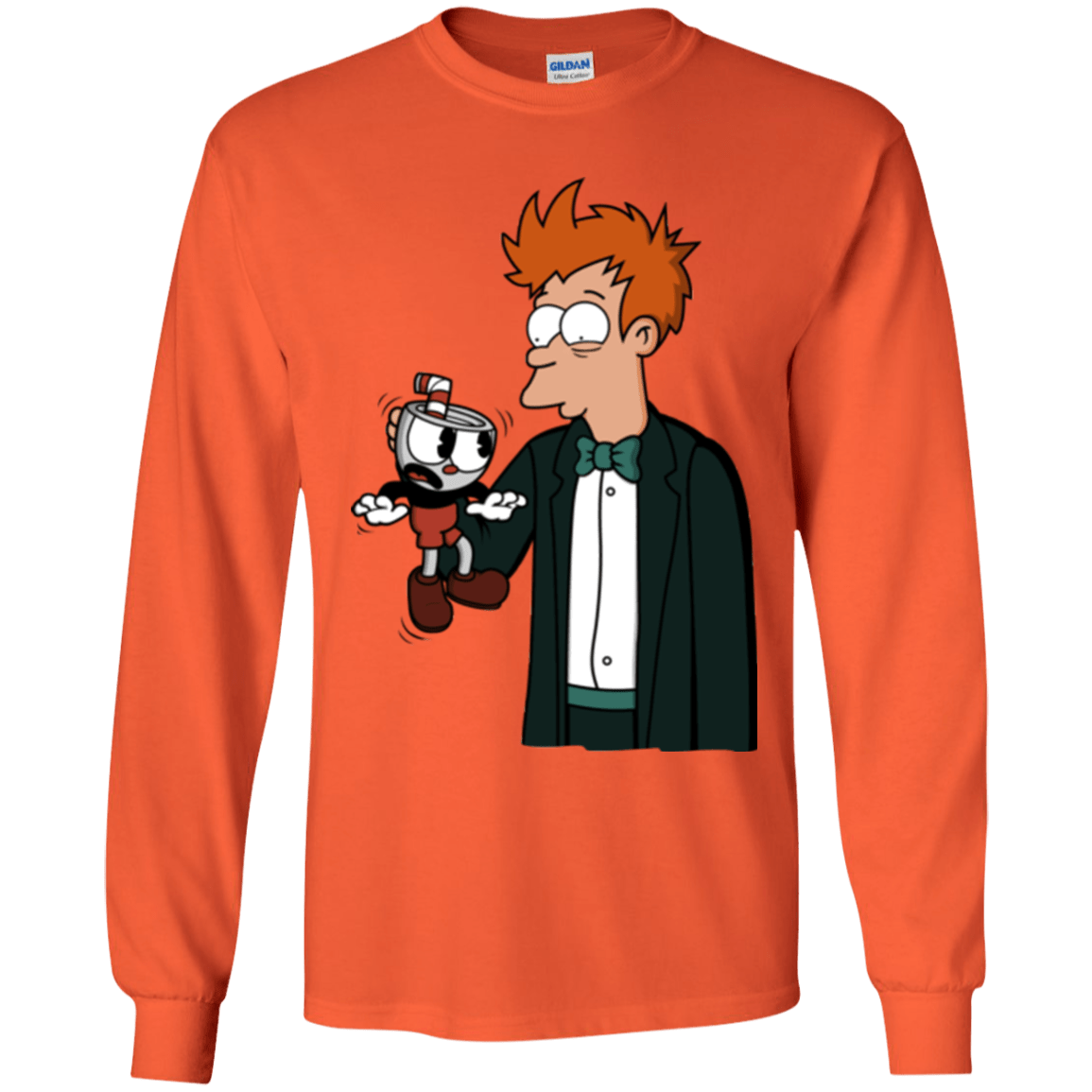 T-Shirts Orange / YS Cup 101 Youth Long Sleeve T-Shirt