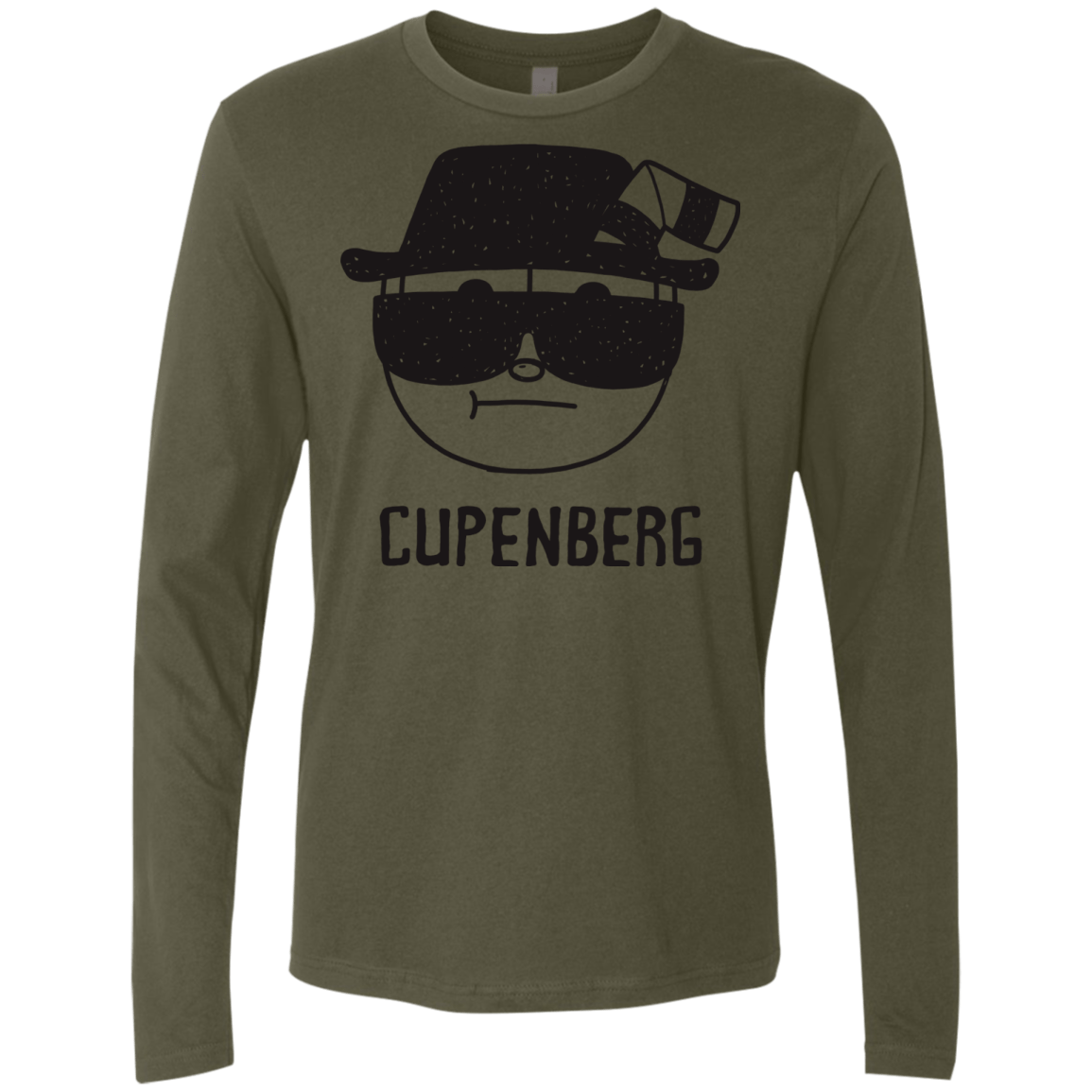 T-Shirts Military Green / S Cupenberg Men's Premium Long Sleeve