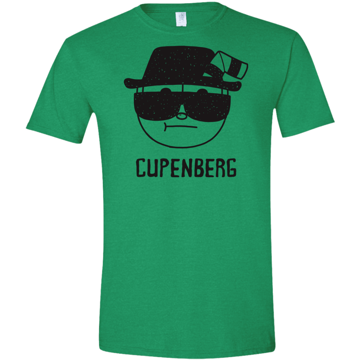 T-Shirts Heather Irish Green / S Cupenberg Men's Semi-Fitted Softstyle